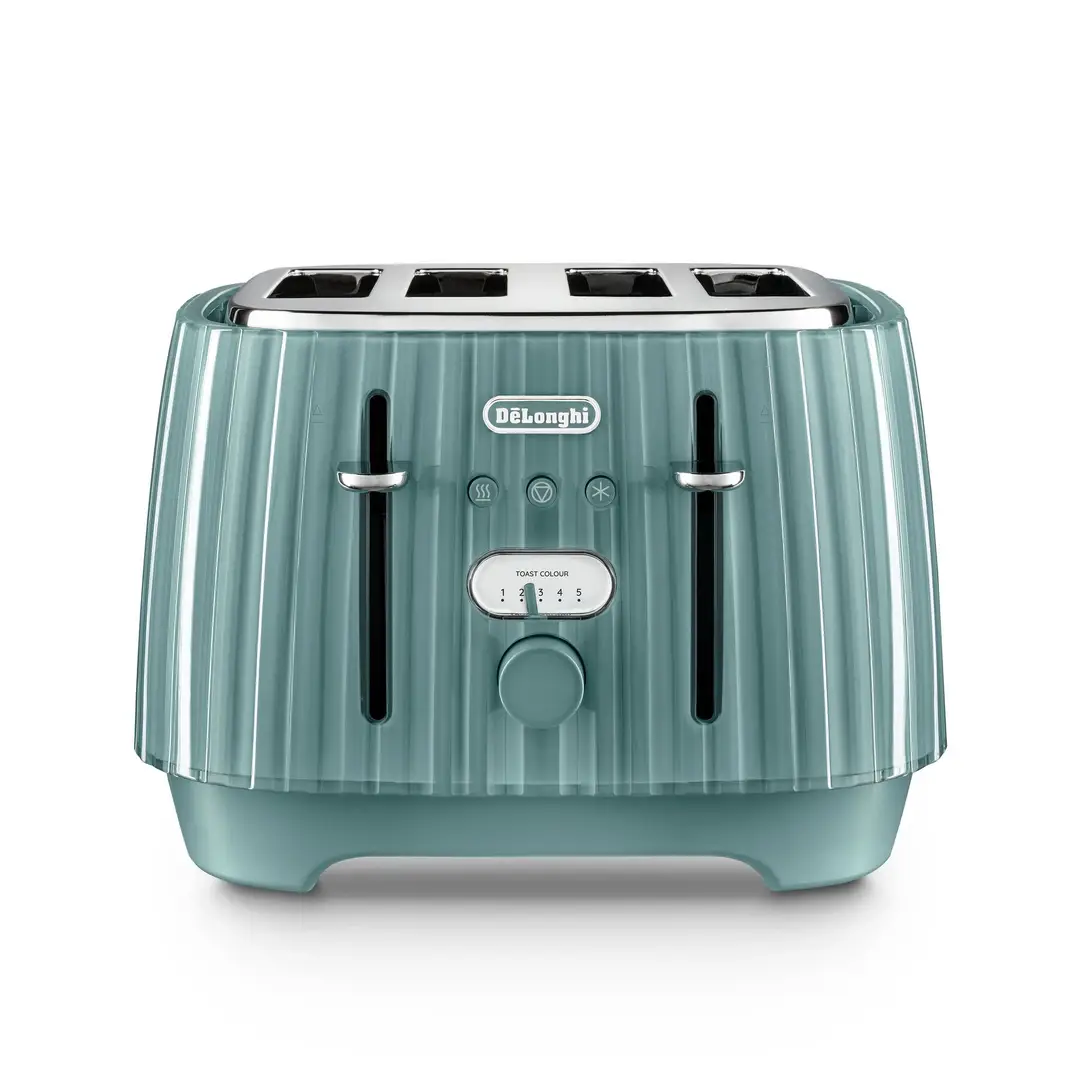 De’Longhi Ballerina 4 Slice Toaster, Green, CTD4003.GR