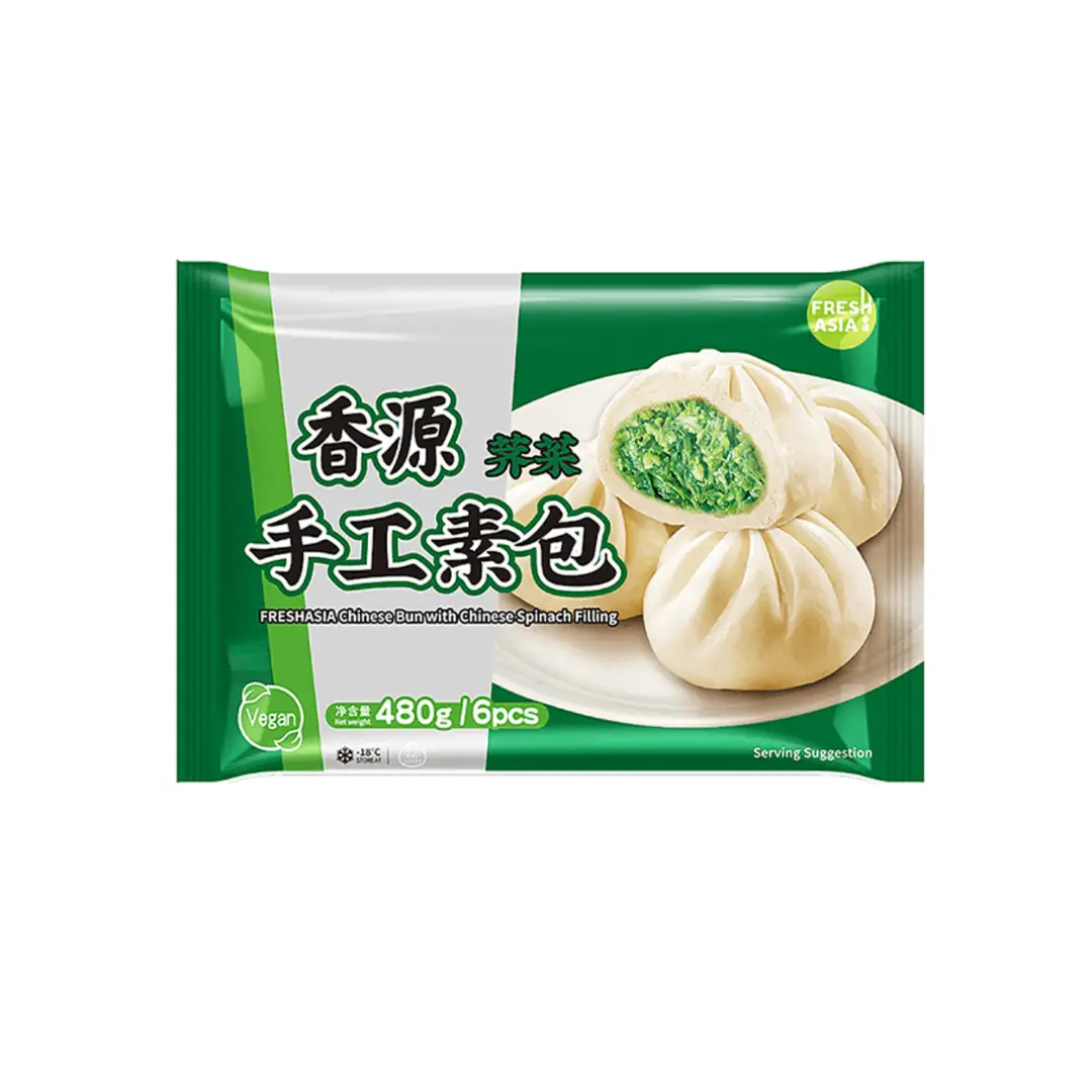FRESH ASIA Handgemaakte Vegetarische Paksoi Dumplings 480g