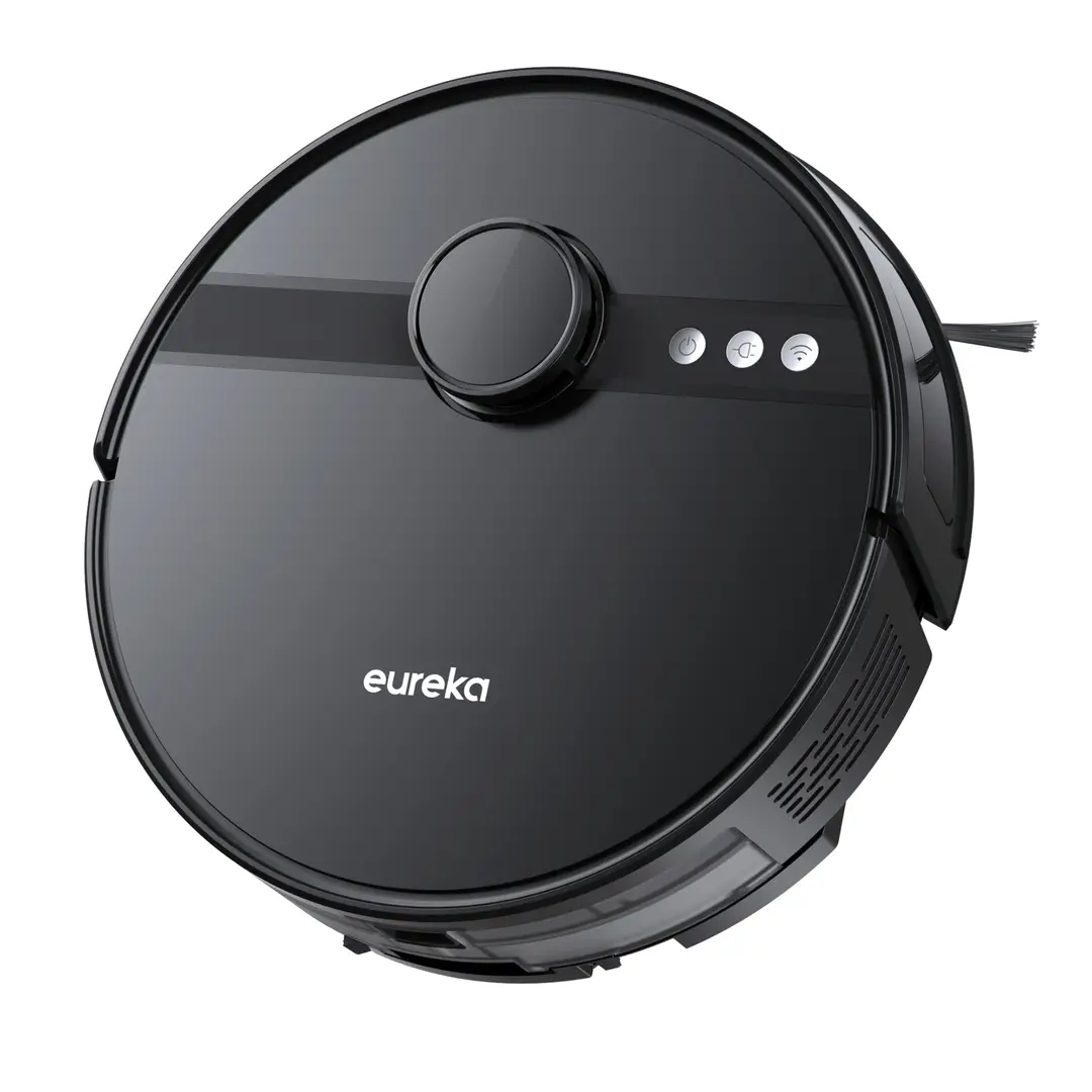 Eureka Floorcare Robot Vacuum and Mop – 2 in 1 Cleaning, Automatic Docking, Slim Low-Profile Design, Black – NERN6BK