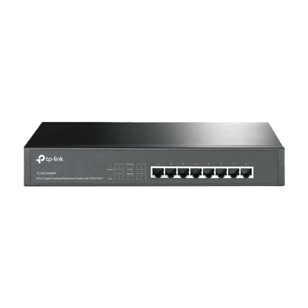 TP-Link TL-SG1008MP netzwerkswitch unmanaged Gigabit Ethernet (10/100/1000) power over Ethernet (PoE) schwarz