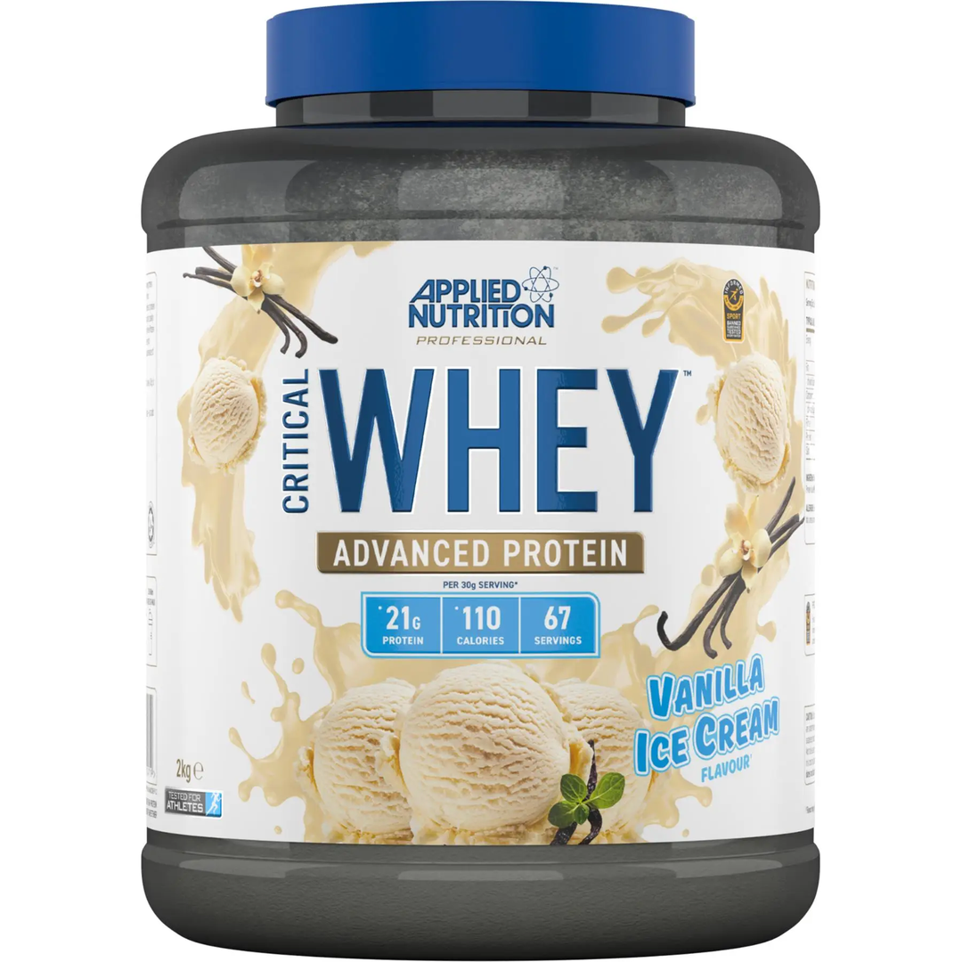 Applied Nutrition Critical Whey Professional Protein Powder Vanilla Flavour - 2 kg