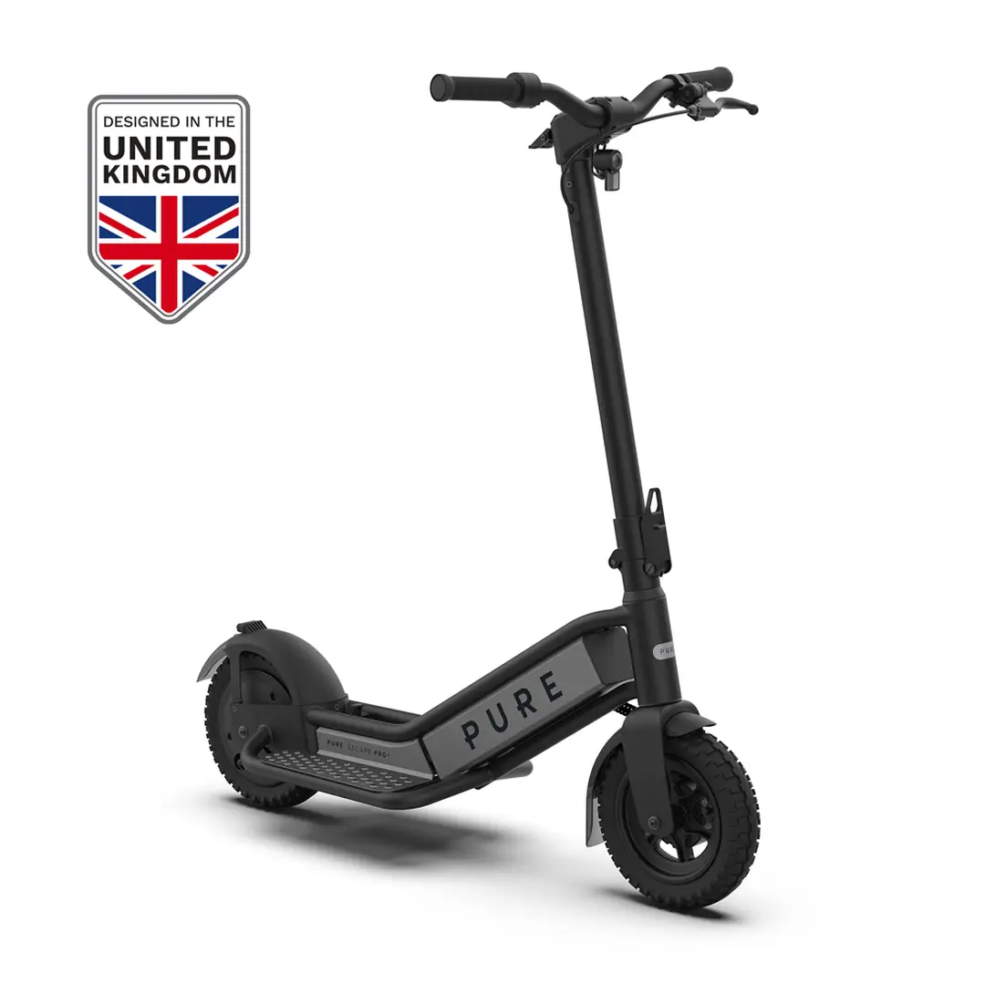 Pure Escape Pro+ Folding Electric Scooter – Black