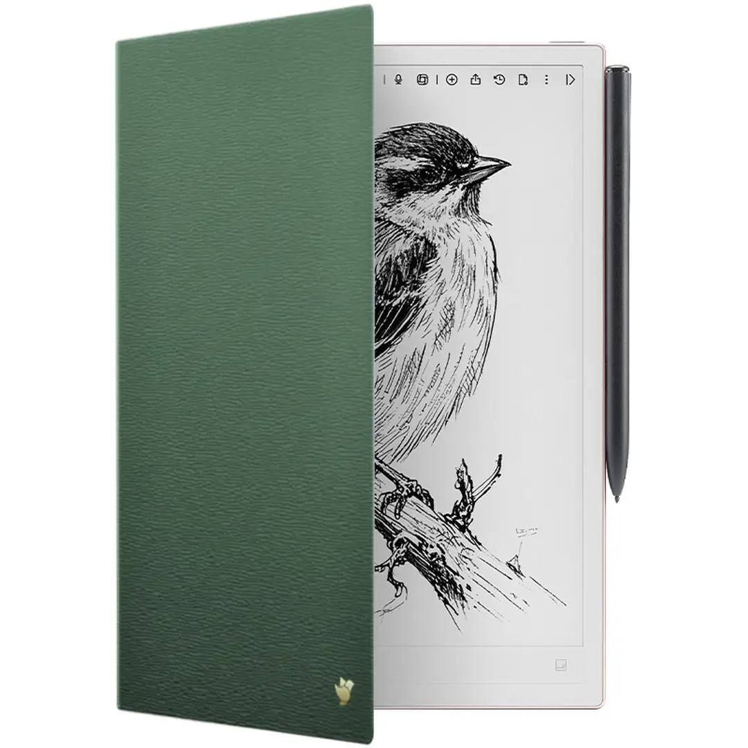 iFLYTEK AINOTE 2 Protective Folio Case, for Note-Taking Tablet 10.65", Premium PU Leather, Slim& Lightweight, Durable Cover for Digital Notebook, Water and Dustproof-Moss