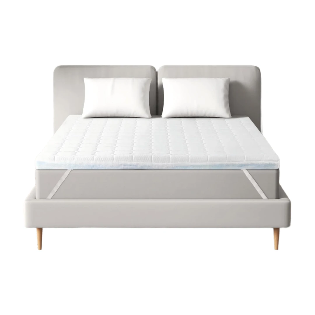 EGO HOME Matrastopper 90 x 190, 7 cm hoog schuim met 7 zones uitsnijding, Oeko-Tex gecertificeerd, geschikt voor boxspring, matrassen, sofa, bed