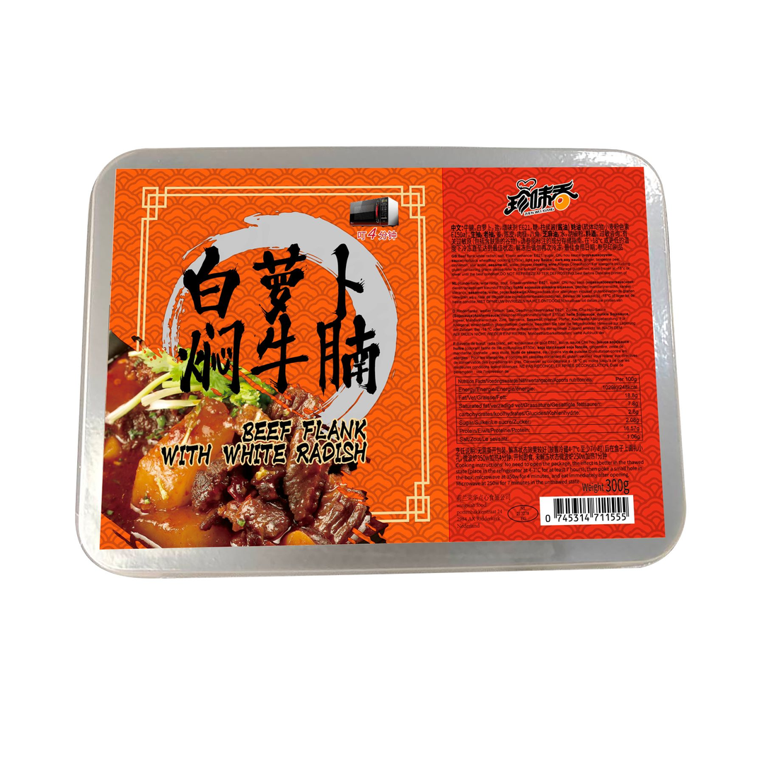 ZHEN WEI XIANG Runderstoofpotje met witte radijs 300g