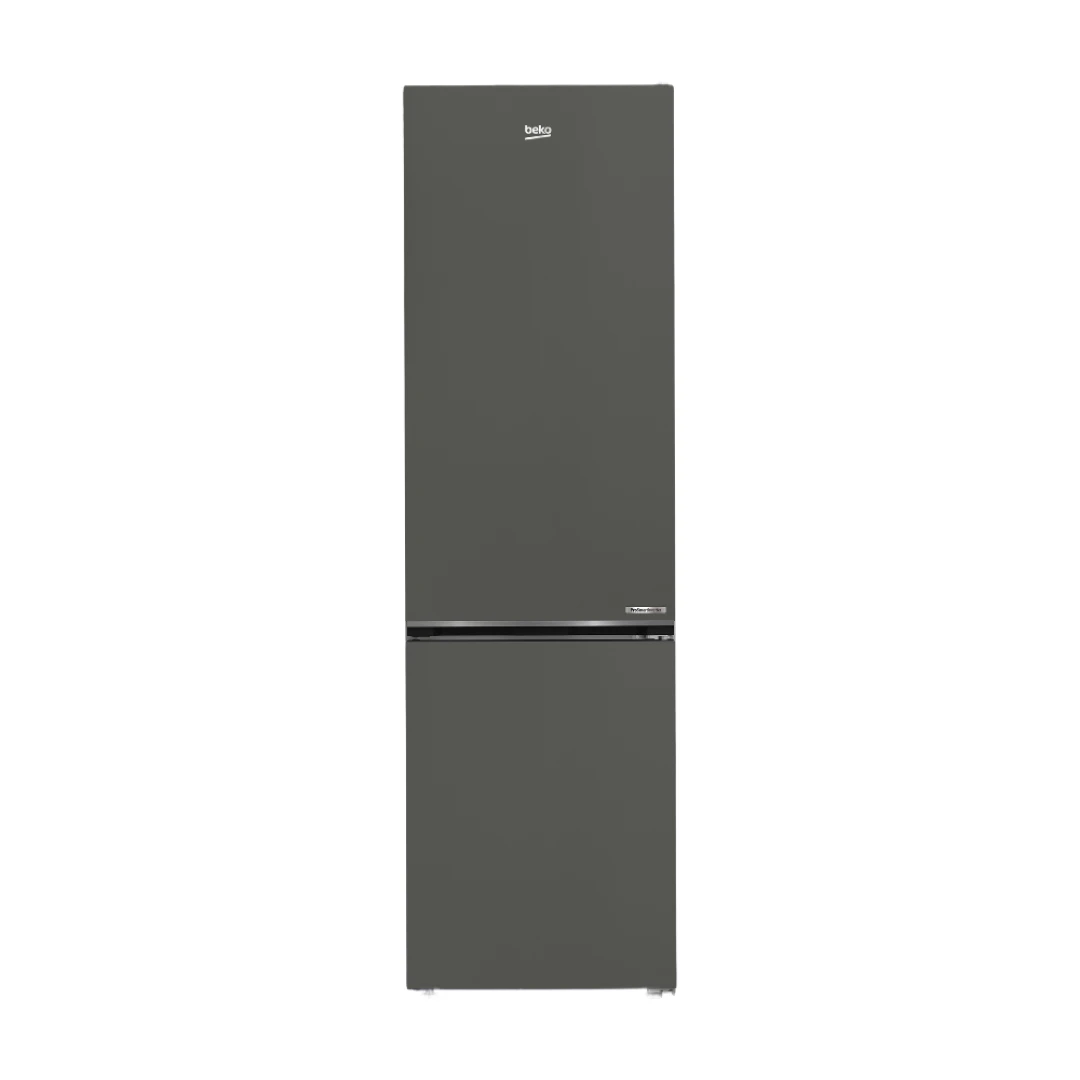 Beko B7RCNA408HG Kühlschrank-Gefrierschrank, 32 dBA, (GP: B), 355l, HarvestFresh, 0°C-Zone, MultiZone, Smooth Fit: 90 Grad Türöffnung, ProSmart Kompressor - mit 10 Jahren Kompressorgarantie & VDE Lebensdauertest 25 Jahre, HxBxT: 203,5 x 59,5 x 66,3 cm, Manhattan Grey
