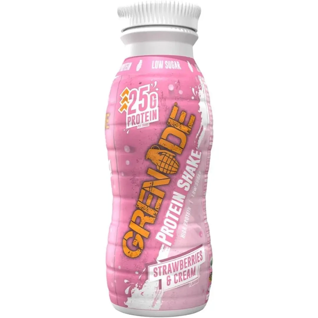 GRENADE Protein Shake Strawberries and Cream Flavour - 330 ml