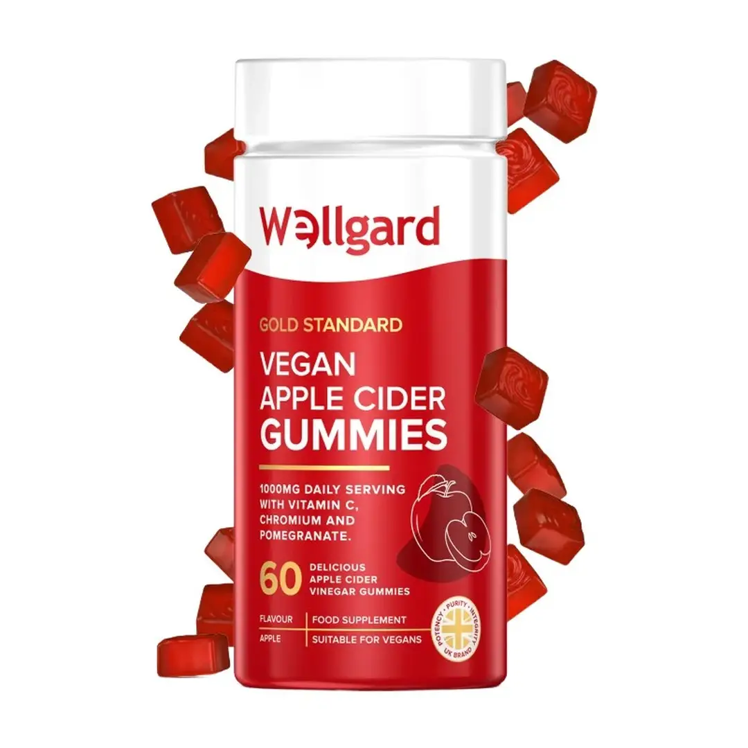 Wellgard Vegan Apple Cider Vinegar Gummies - 60 Gummies