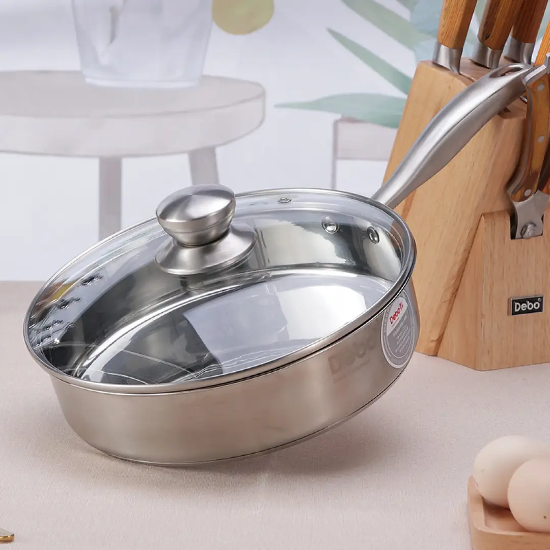 Frying Pan 24cm, Yas, 304 Medical Stainless Steel