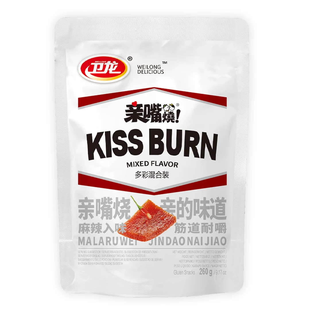 Wei Long Kiss Burn, verschiedene Farben, mit Süßungsmitteln, 260 g (ca. 26 kleine Packungen)