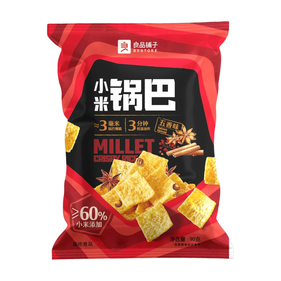 Bestore Hirse-Crisp 5-Gewürze-Geschmack 90 g