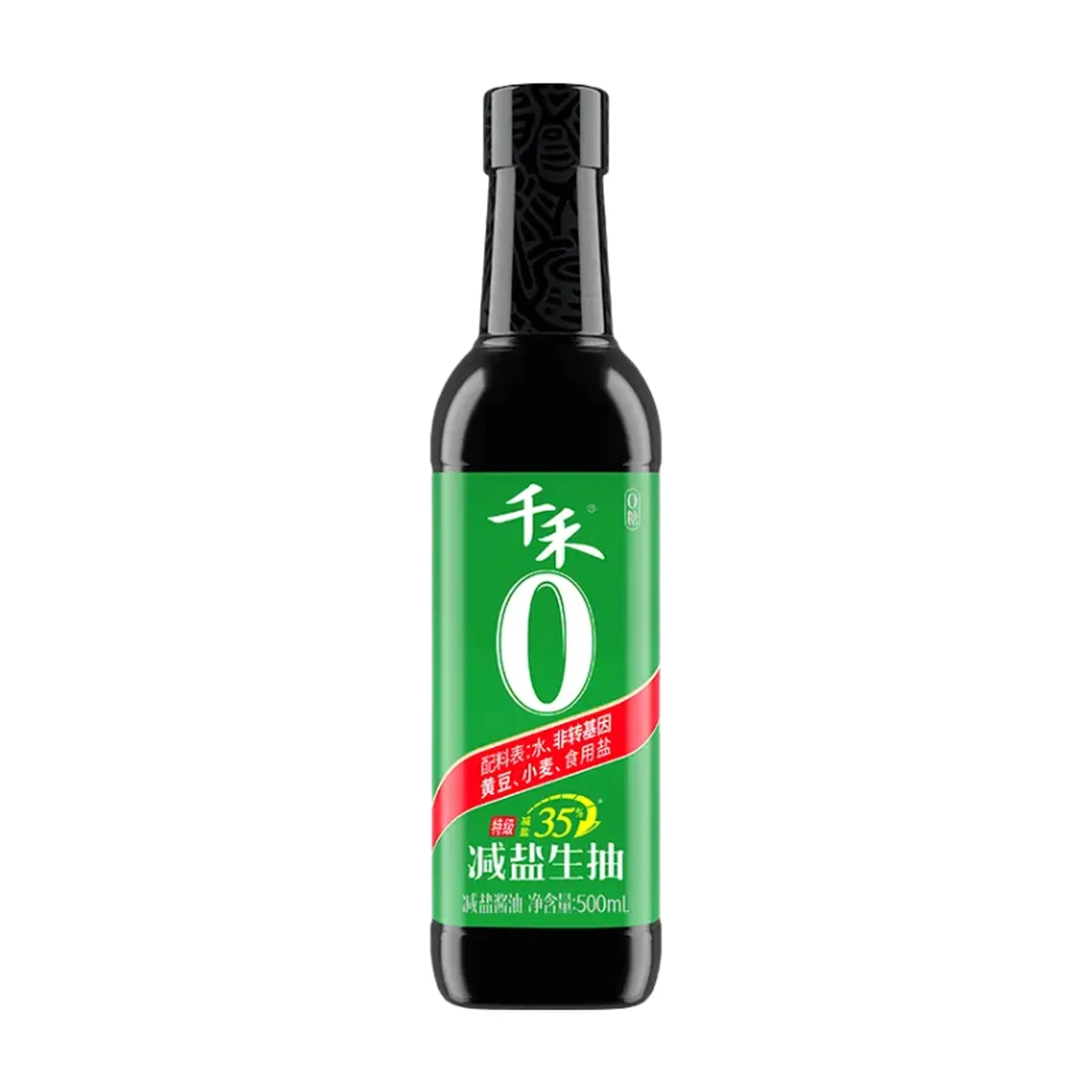 Qianhe 35% Reduced Salt Light Soy Sauce 500ml