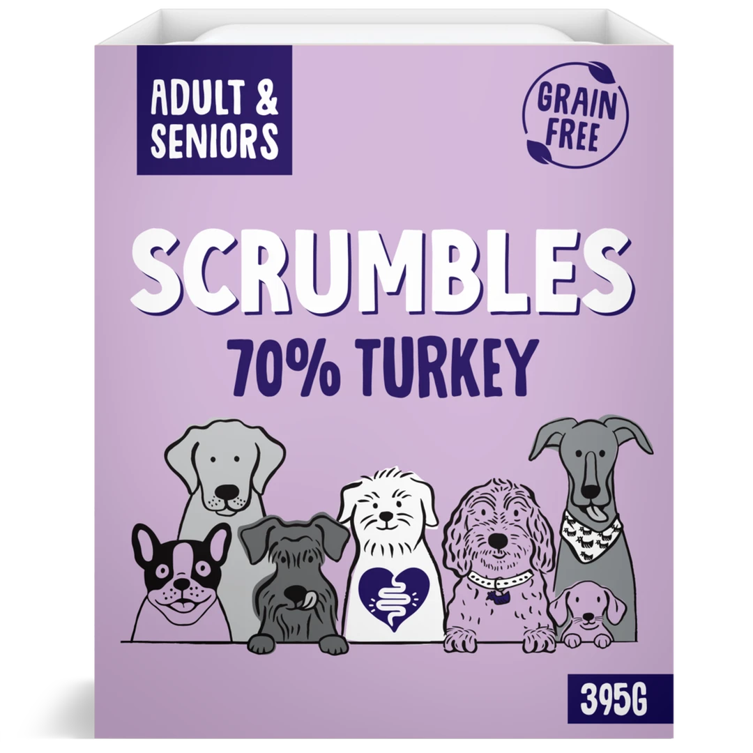 Scrumbles Wet Dog Food Turkey 395g