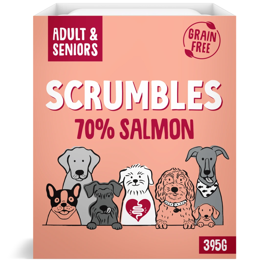 Scrumbles Wet Dog Food Salmon 395g