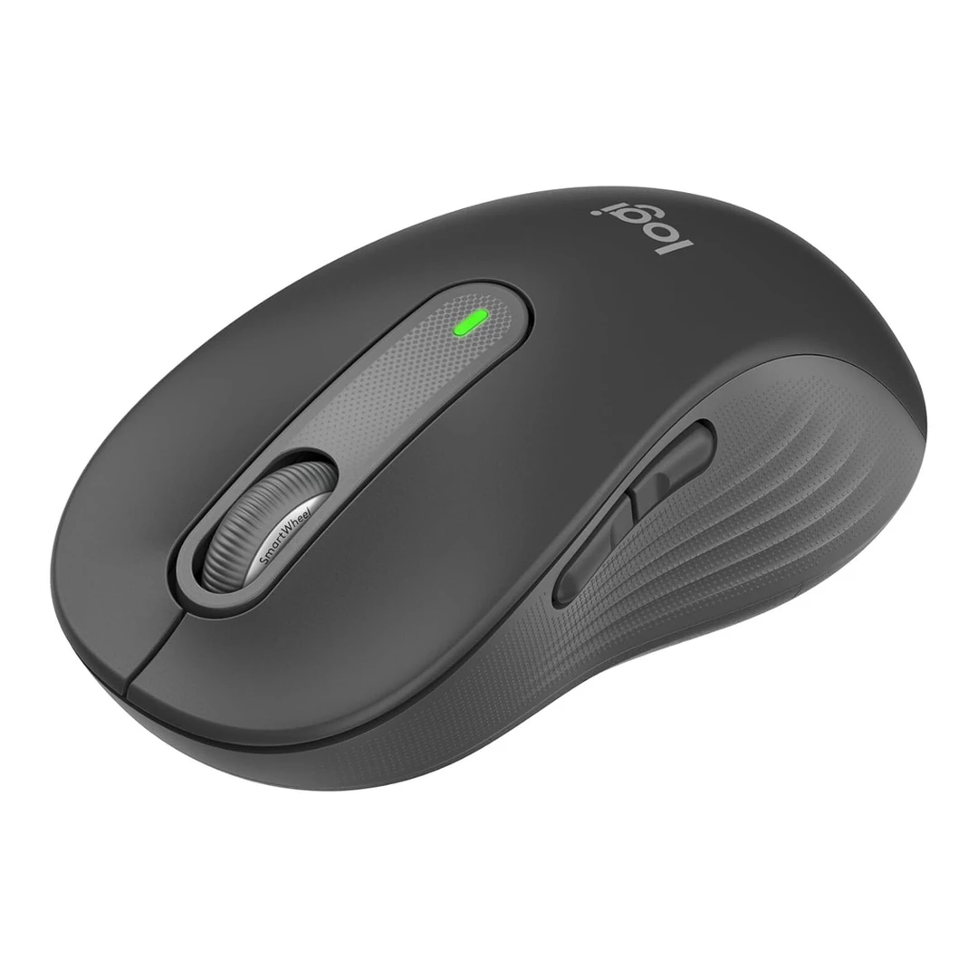 Logitech Signature M650 L Kabellose Maus - für große Hände, leise Klicks, anpassbare Seitentasten, Bluetooth, Multi-Geräte-Kompatibilität - Graphit