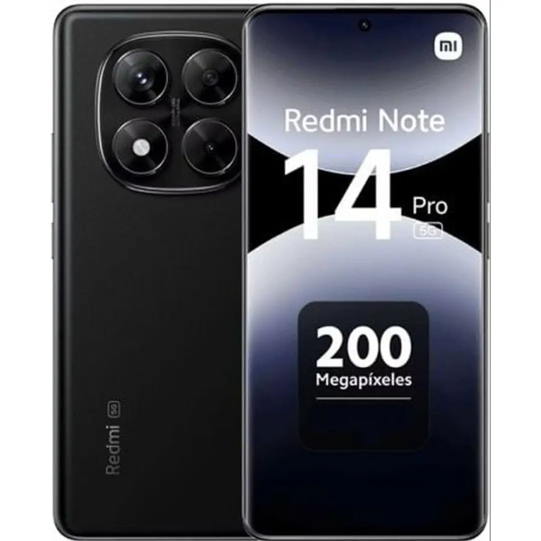 Redmi Note 14 Pro 5G Midnight Black 12 GB RAM + 512 GB opslag