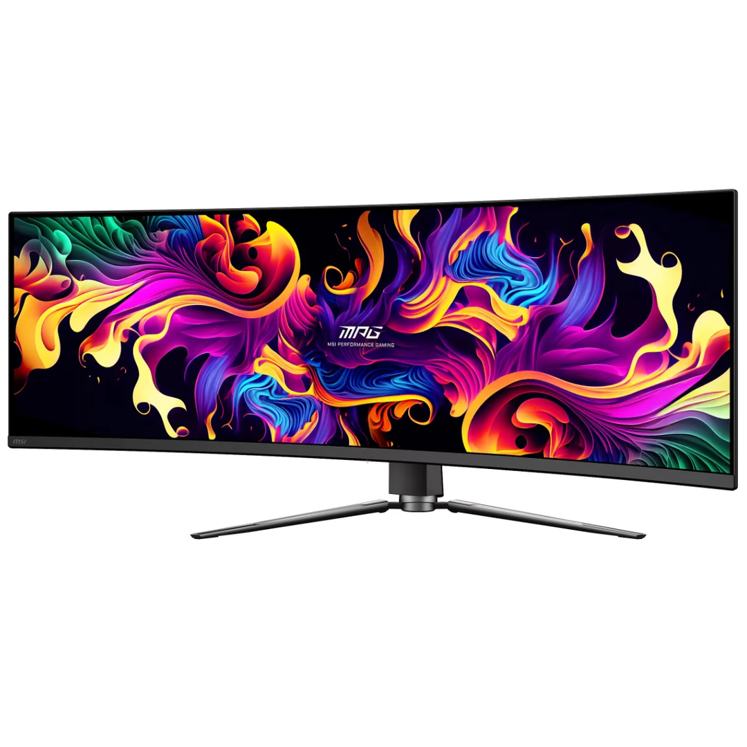 MSI MPG 491CQP QD-OLED computermonitor 124,5 cm (49") 5120 x 1440 pixels DQHD zwart