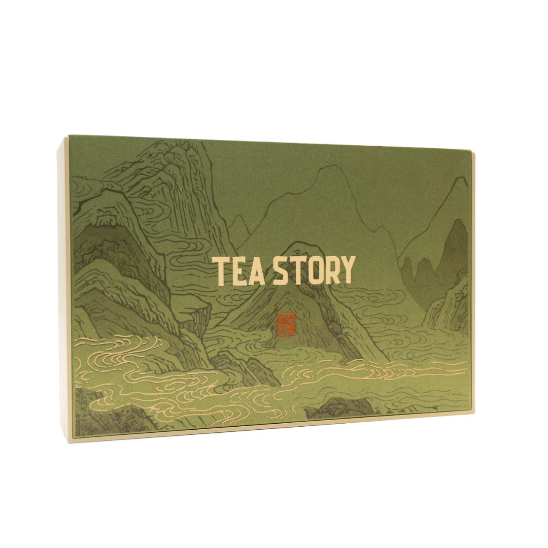 Tea Story Horse Head Rock Rou Gui [Focus Enhancer]Limited Harvest Loose Leaf Luxury Gift Box 12 Tins×16g