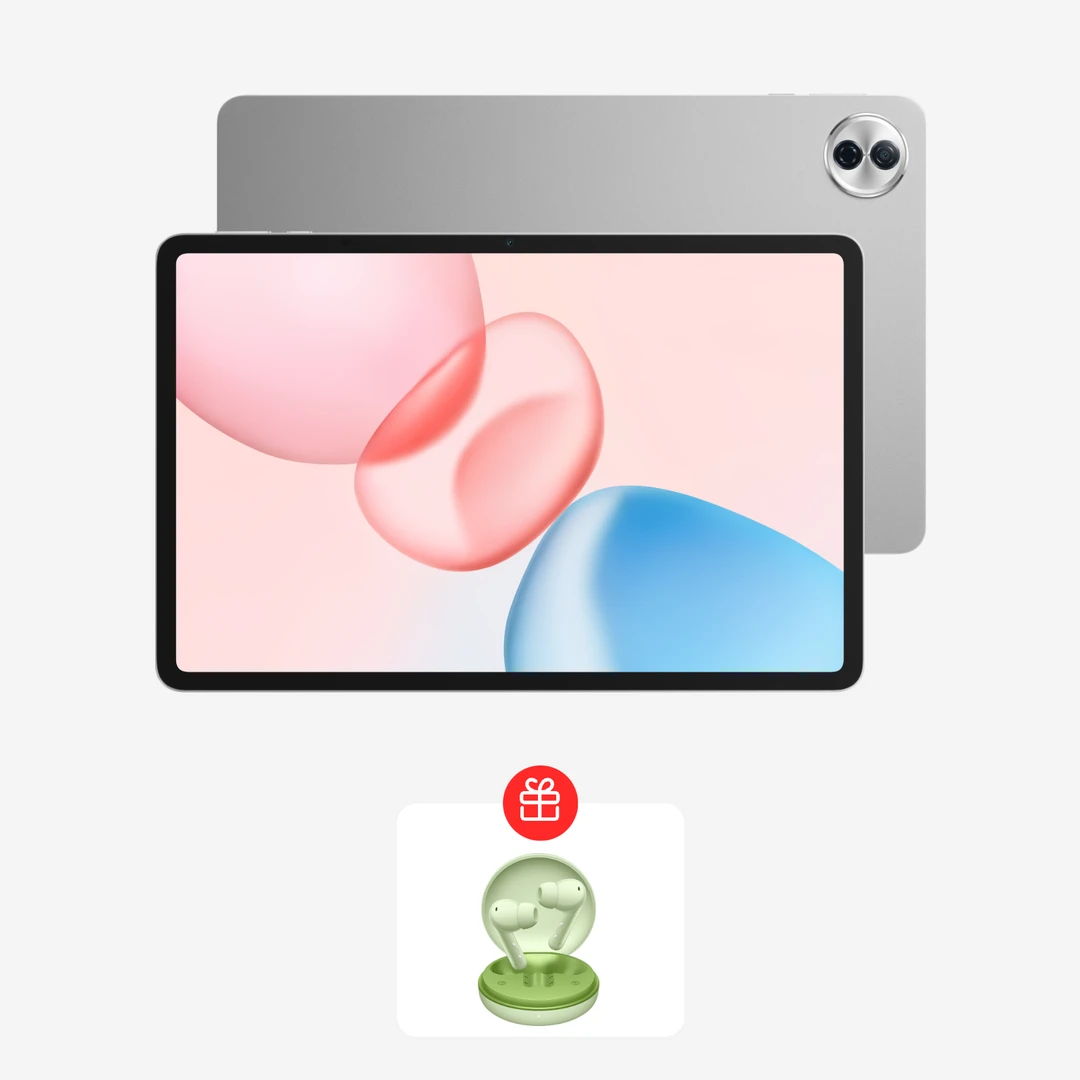 HONOR Pad 10 Android-Tablet 256GB/8GB RAM, Snapdragon 7 Gen 3, 12,1" 120Hz 2.5K Display, 10100mAh Akku, sechs Lautsprecher, WLAN-Tablet, Google-Dienste, Grau