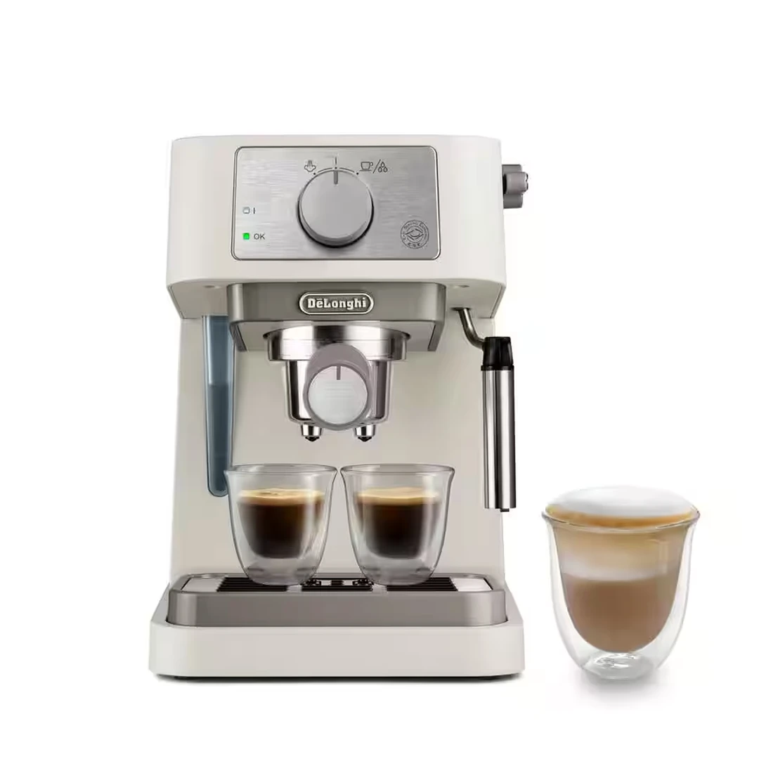 De’Longhi Stilosa, Barista Espresso Machine & Cappuccino Maker, Cream, EC260.CR