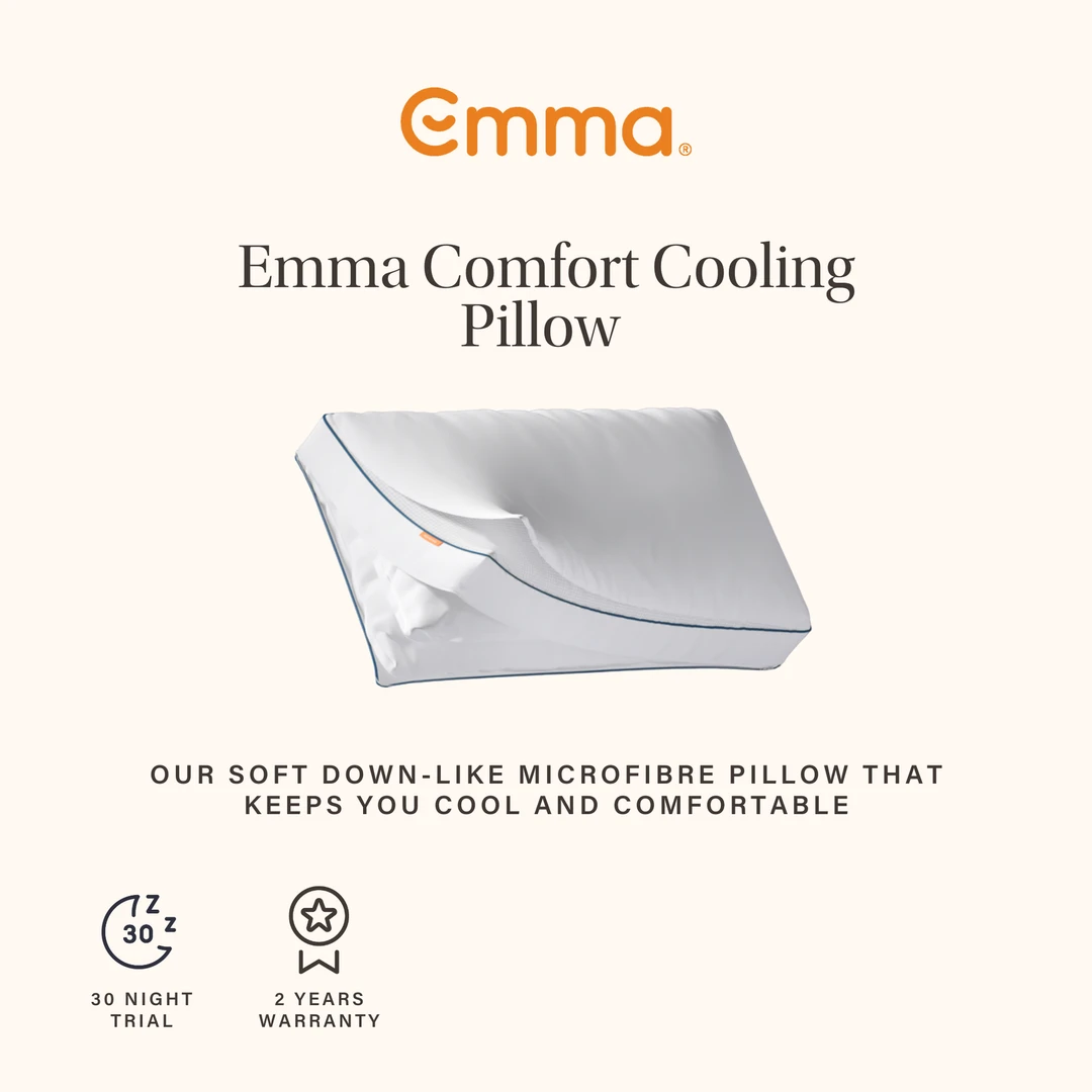 Emma Pillow Comfort Cooling Multi Layer Medium Soft
