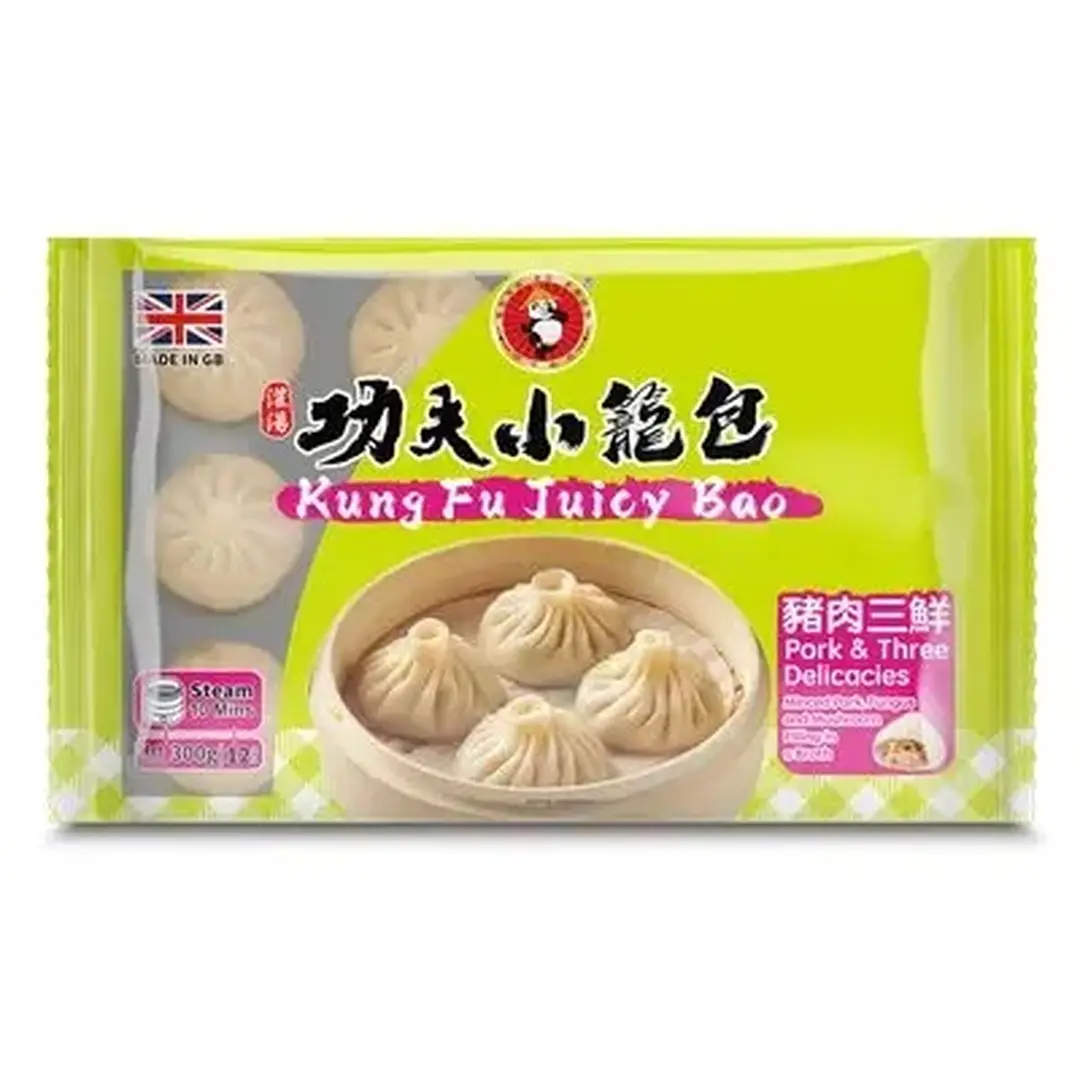 KUNGFU Juicy Bao Pork & Three Delicacies 300g