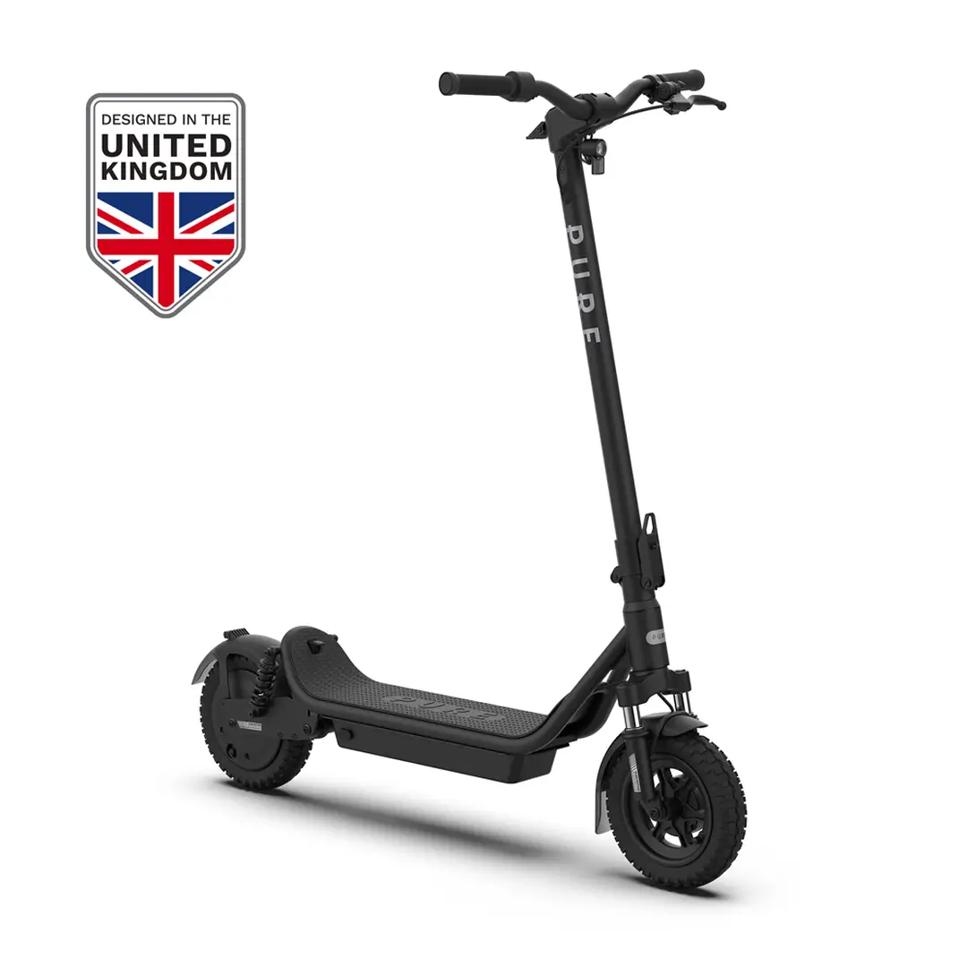Pure Air5 Pro+ Suspension Folding Electric Scooter - Black