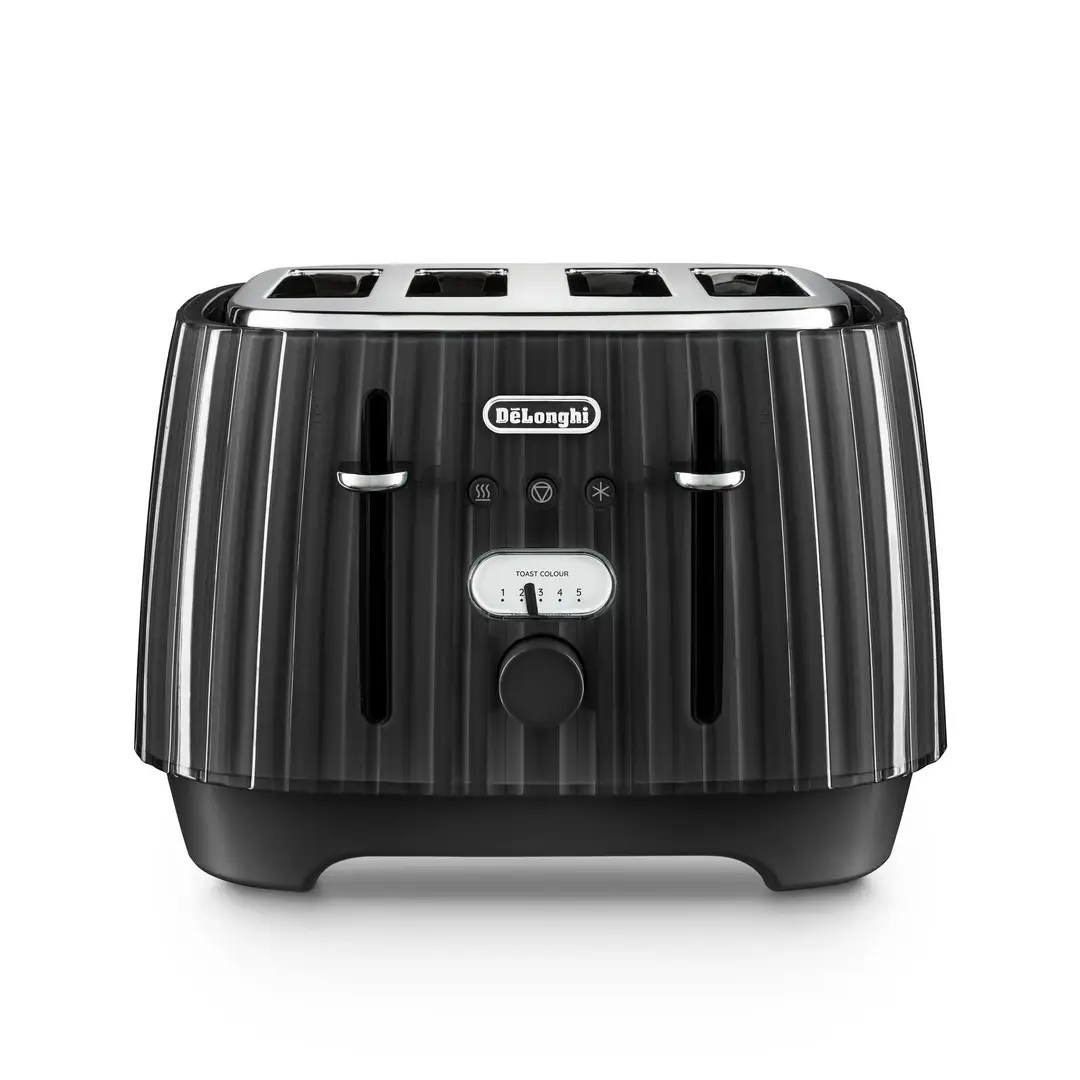 De’Longhi Ballerina 4 Slice Toaster, Black, CTD4003.BK