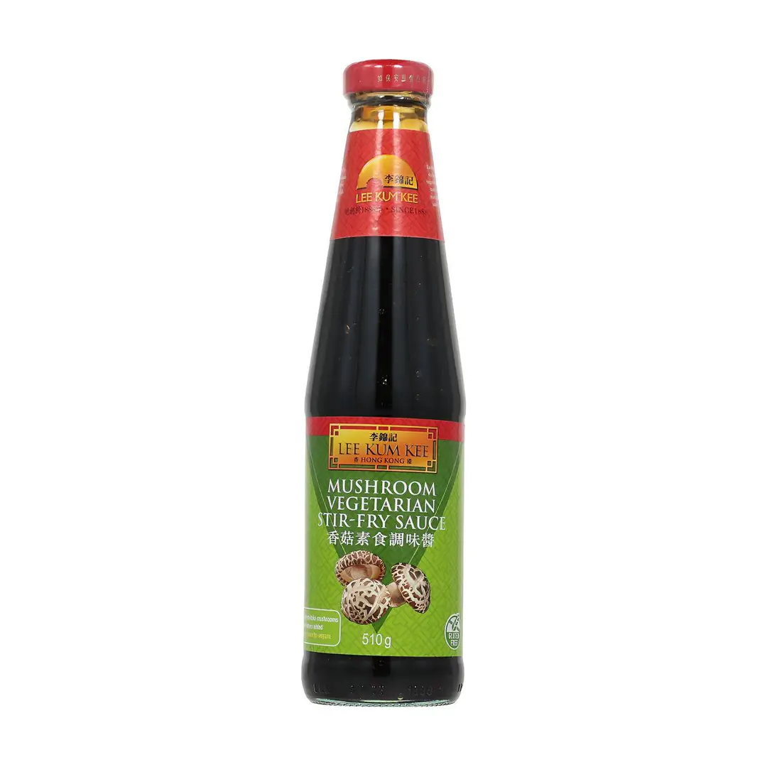 LEE KUM KEE vegetarische roerbaksaus met champignon 510 g