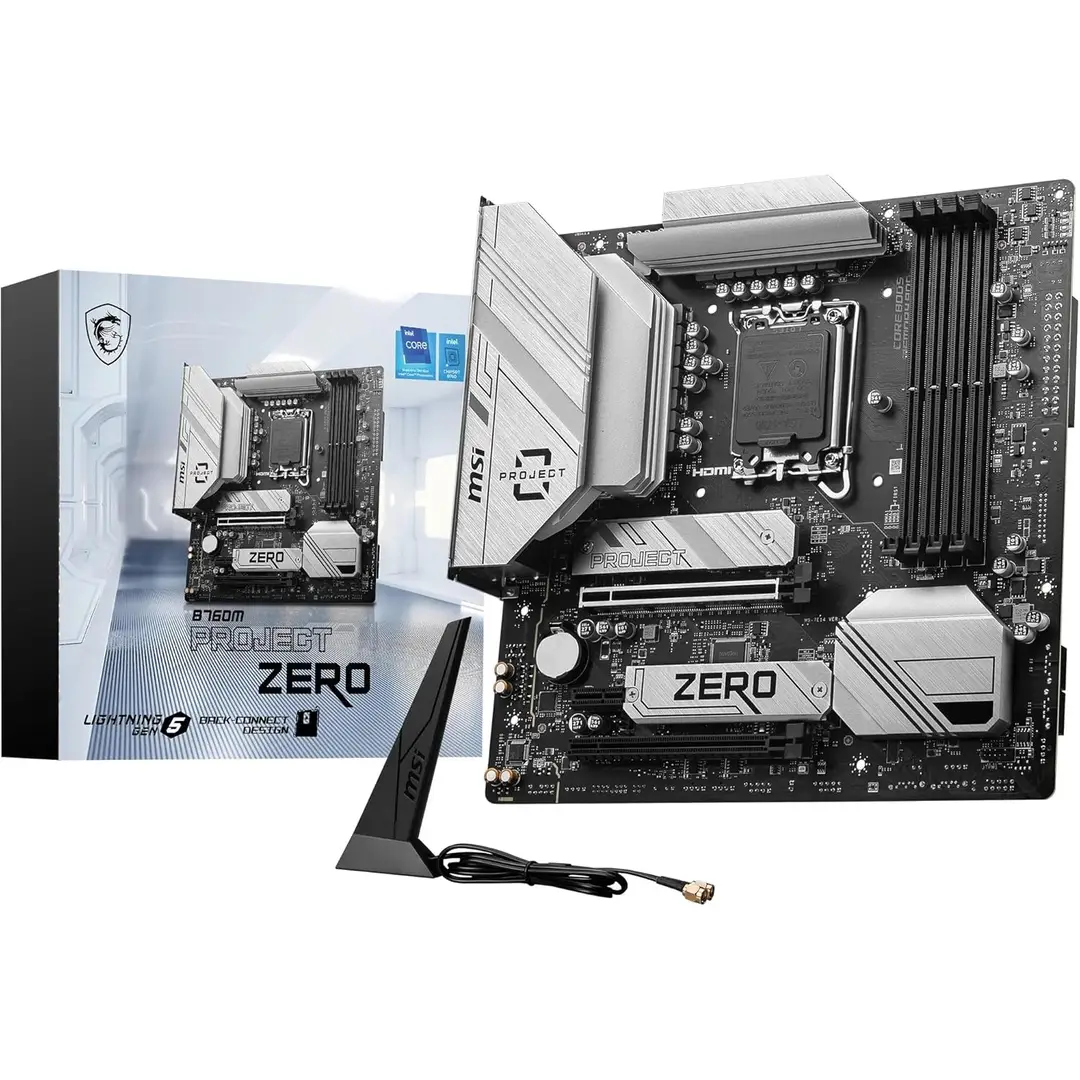 MSI B760M Project Zero Intel B760 LGA 1700 micro ATX