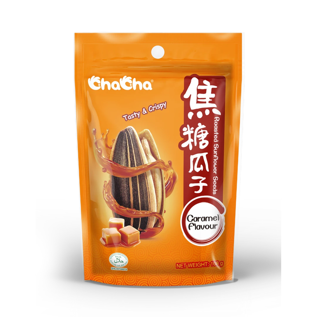 ChaCha Sonnenblumenkerne mit Karamellgeschmack 108 g