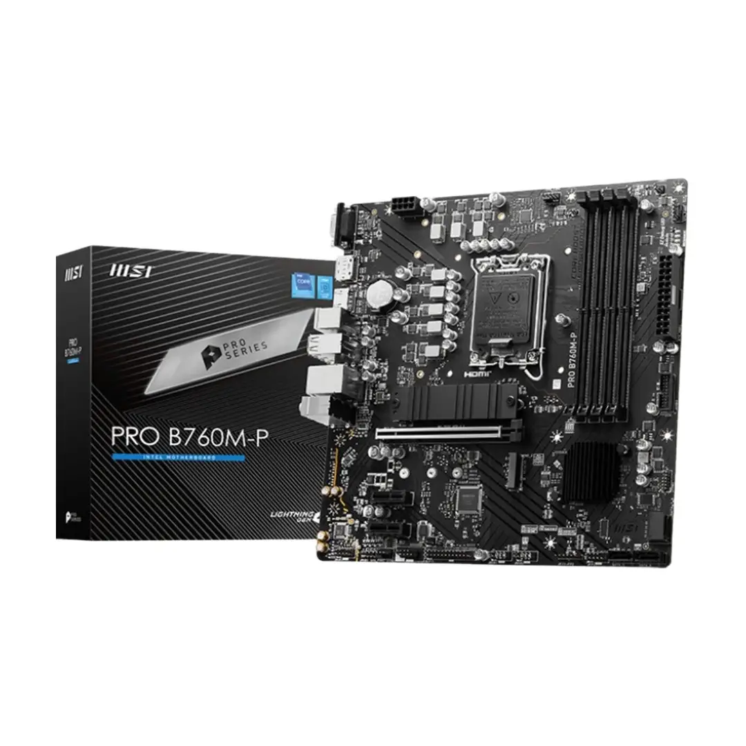 MSI PRO B760M-P moederbord Intel B760 LGA 1700 micro ATX