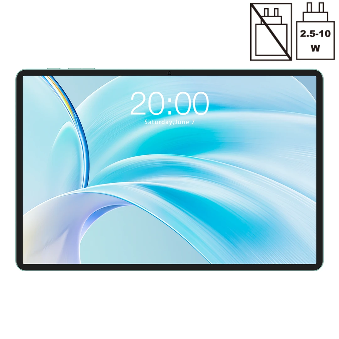 Teclast P50 Tablet 11 Zoll, 90Hz Bildschirmaktualisierungsrate, Android 15, 8GB RAM + 128GB ROM, Dual SIM 4G LTE + 5GWiFi, 2.0GHz Octa-Core, 7000mAh / GPS / Widevine L1 / OTG / Typ-C / 3.5MM /2025