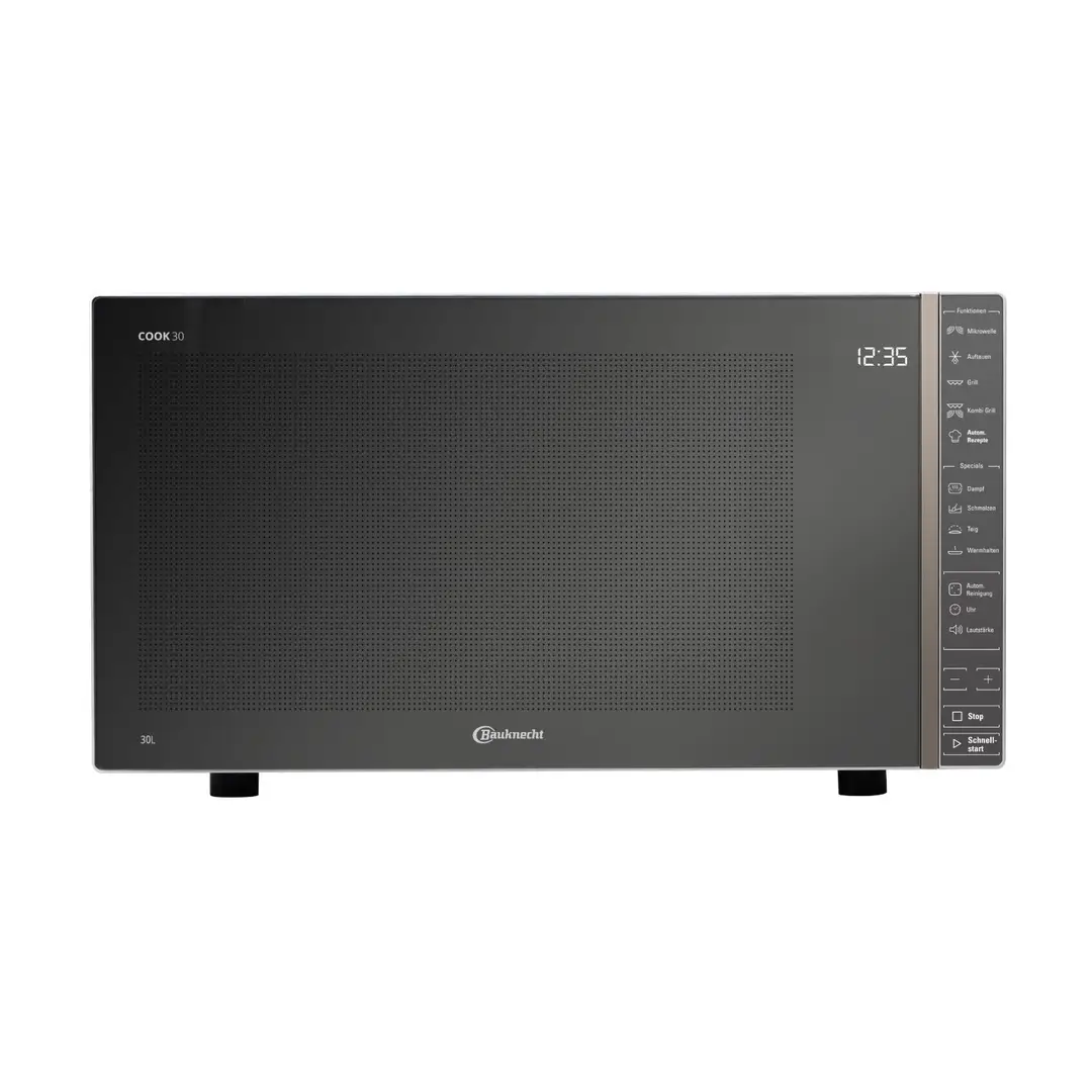 BAUKNECHT MW 304 M, Mikrowelle (900 Watt, 30 l Garraum-Volumen, Grillfunktion & Dampffunktion)
