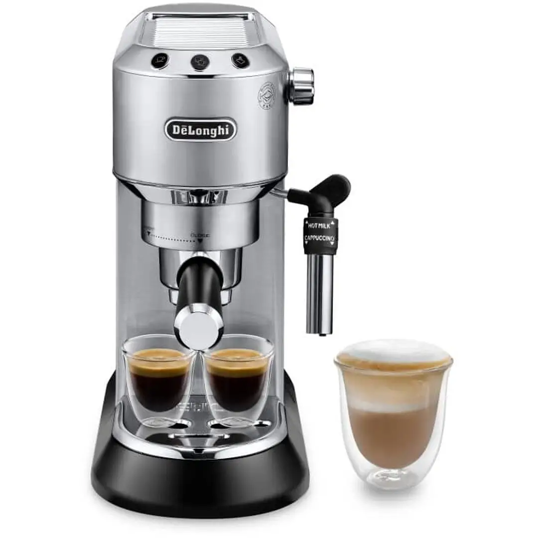 DeLonghi Dedica EC685.M Espresso Koffiemachine - 15 Bar Pomp - Slank Ontwerp - Handmatige Melkschuimer