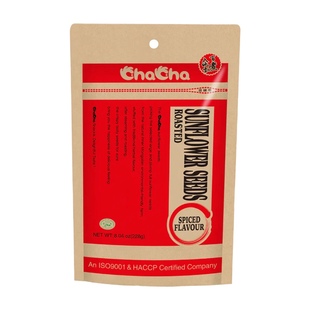 ChaCha Geröstete Sonnenblumenkerne, Gewürzgeschmack, 228 g