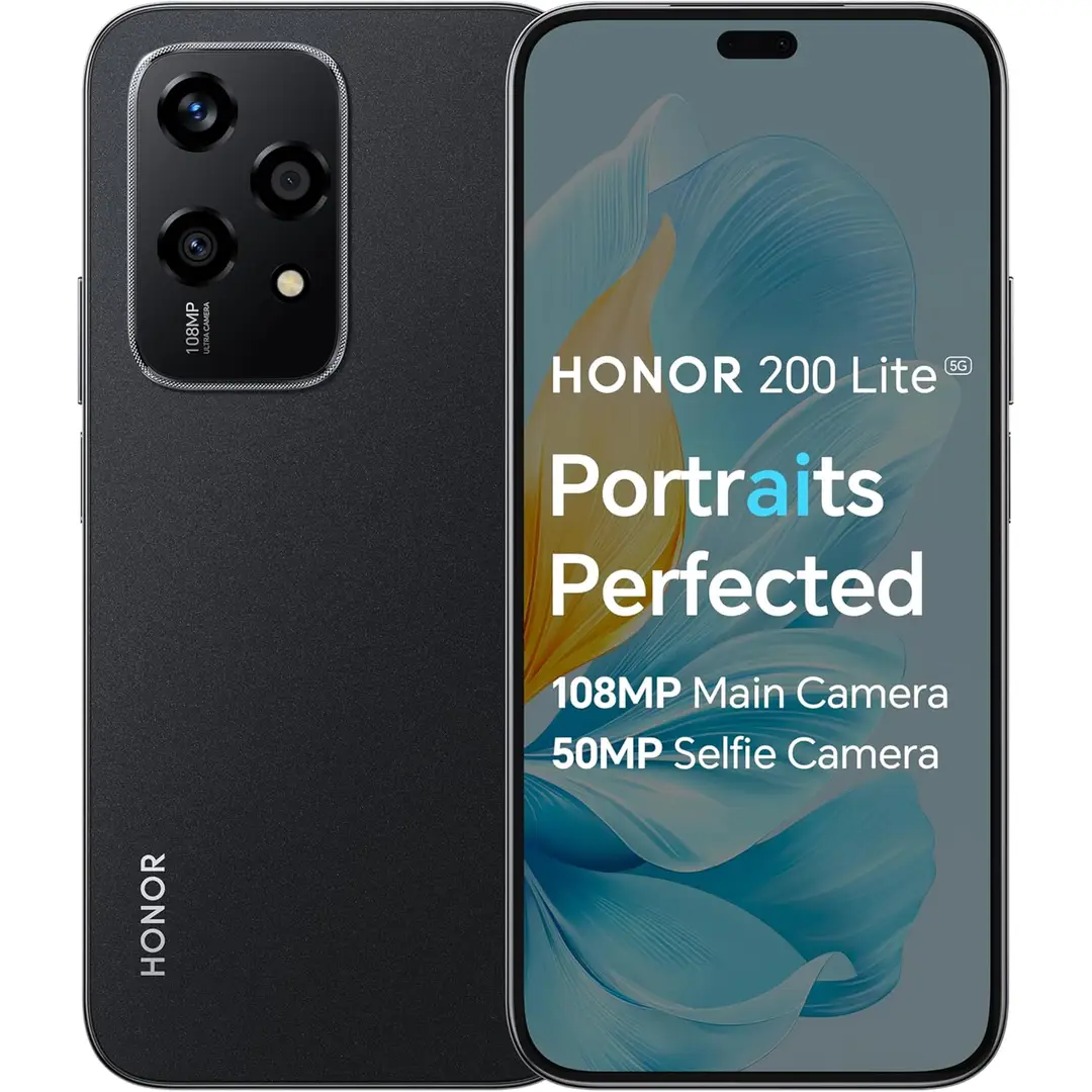 Honor 200 Lite 8GB+256GB Midnight Black Dual Card