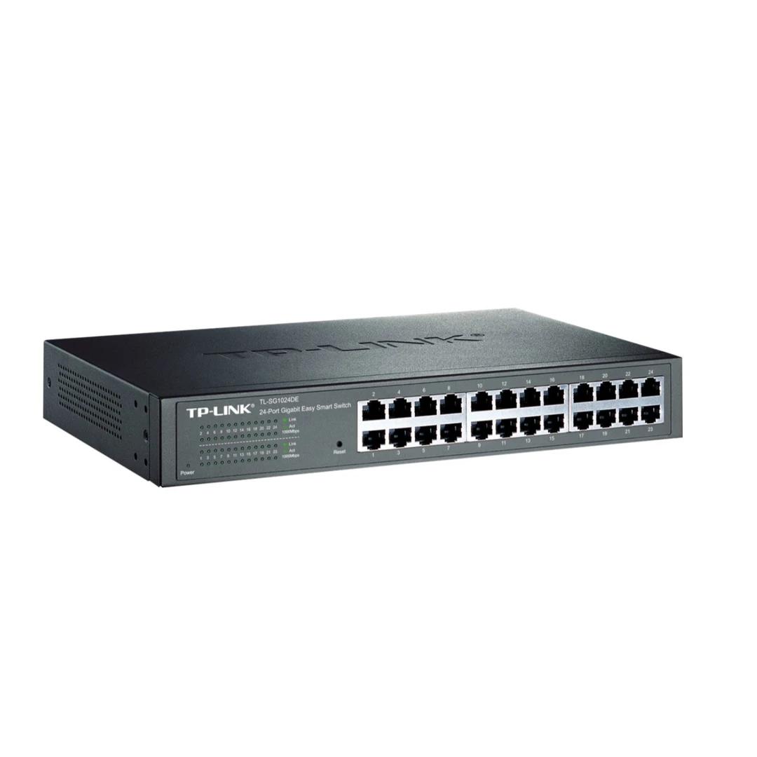 TP-Link TL-SG1024DE Netzwerk-Switch, managed L2, Gigabit Ethernet (10/100/1000), schwarz