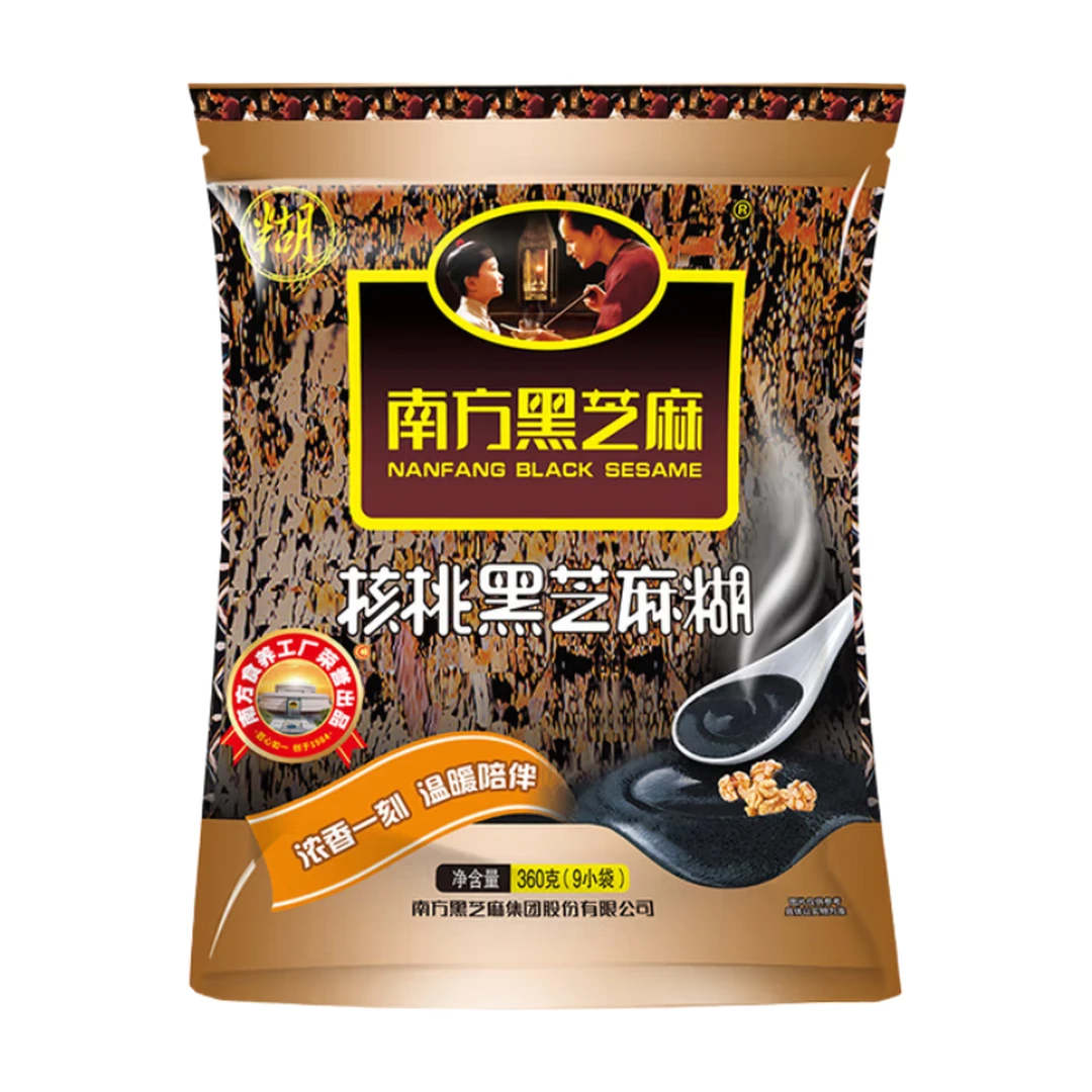 Nan fang Schwarze Sesampaste (Walnuss) 360 g (40 g * 9 Beutel)