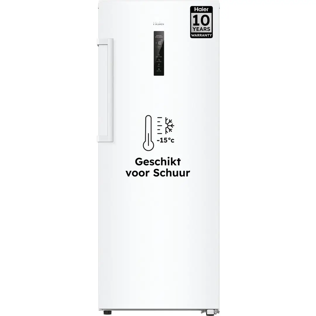 Haier staande vriezer - NF - Energieklasse D - 226 liter - Extern display - Eenvoudige handgreep - Extreme koudebescherming - Instaswitch - Wit