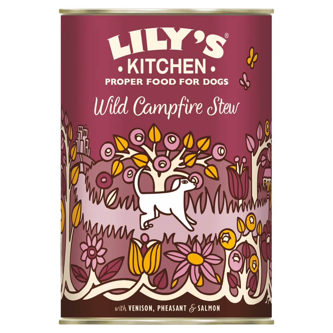LILY'S KITCHEN Wild Campfire Stew with Venison， Pheasant Salmon 400g