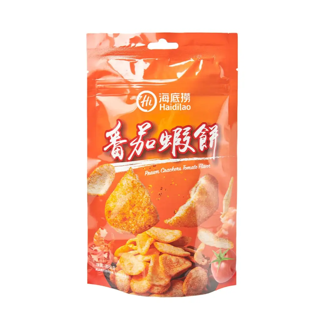 Haidilao Prawn Crackers Tomato Flavour 35g