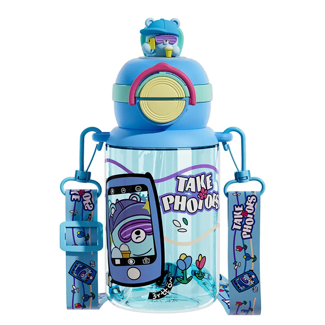 COOKER KING Naughty Kids Double Drinking Mug (Clear Sky Blue) 650ML