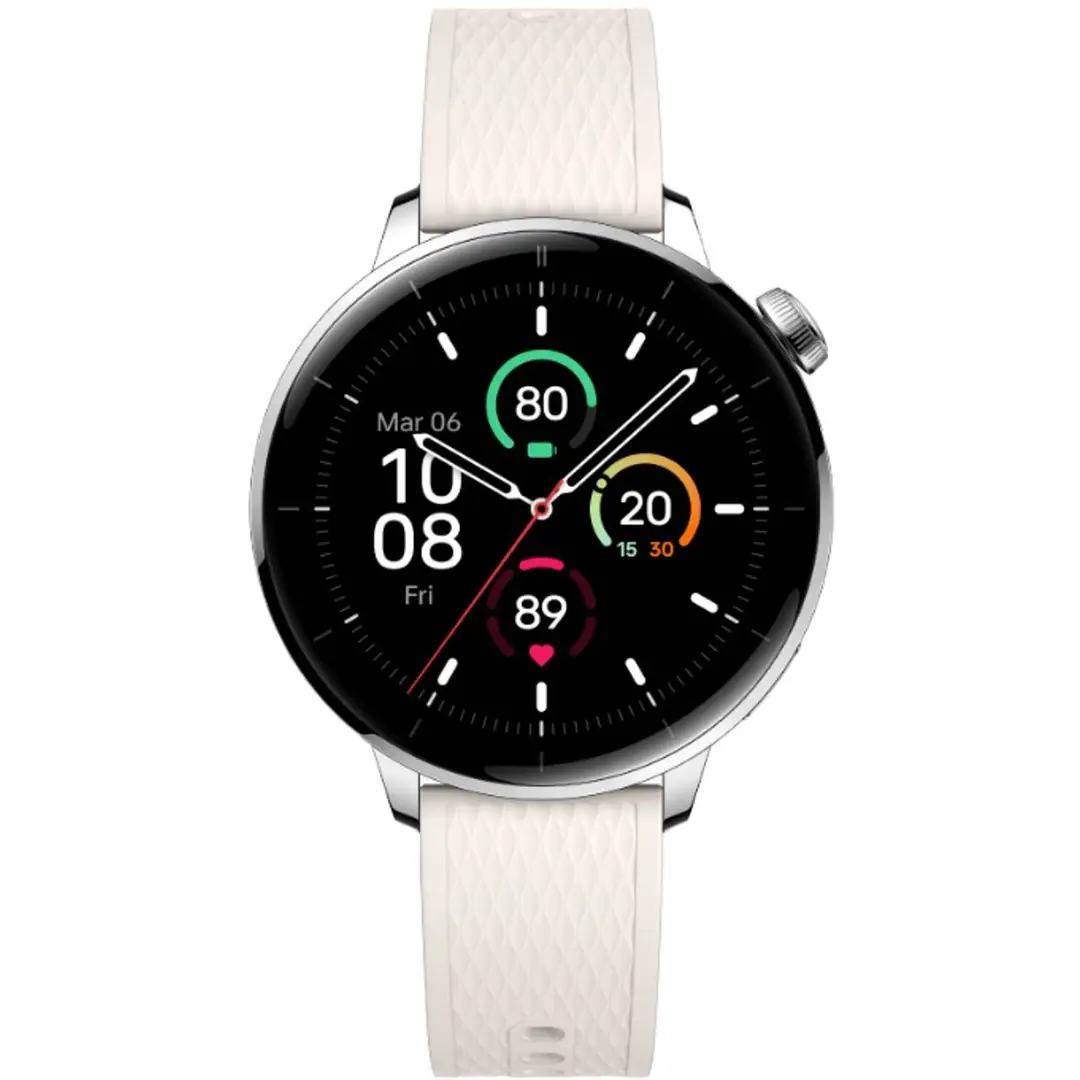 OnePlus Watch 3, 43mm, Zilver (Wit)