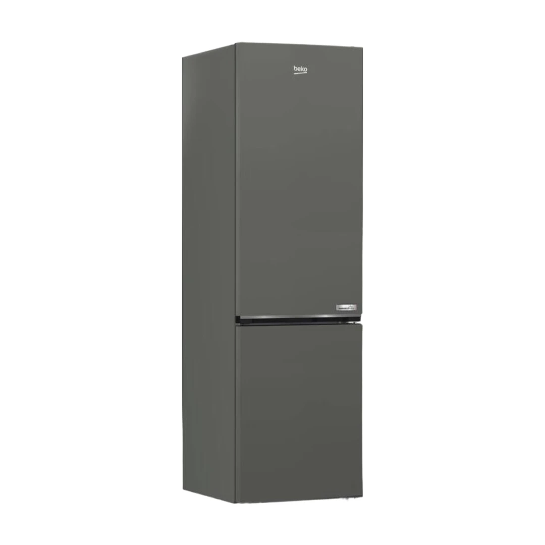 Beko Kühl-Gefrier-Kombination (B5RCNA406OHG NoFrost HarvestFresh ProSmart Inverter 0° Zone) 355 Liter Manhattan Silber freistehend