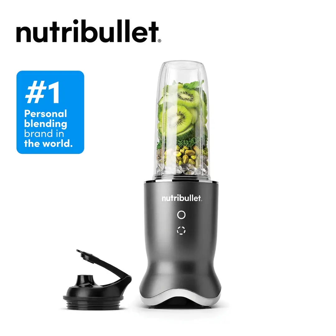 nutribullet Ultra Personal Blender - Graphite, 1200W, 900ml Cup, Rapid Extractor Blade, Illuminated Interface with 2 Blending Options