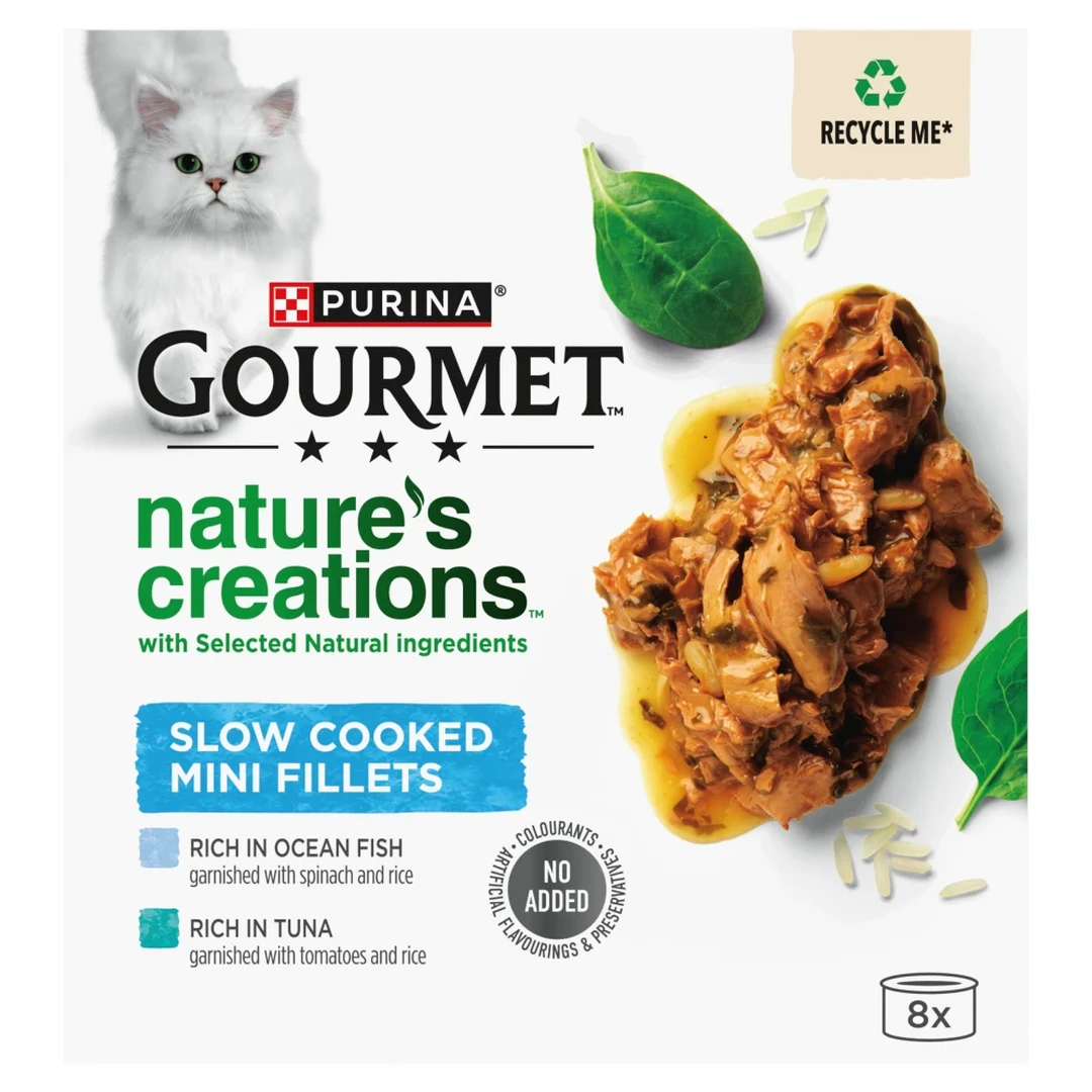 Gourmet Nature's Creations Slow Cooked Mini Fillets 8 x 85g (680g)