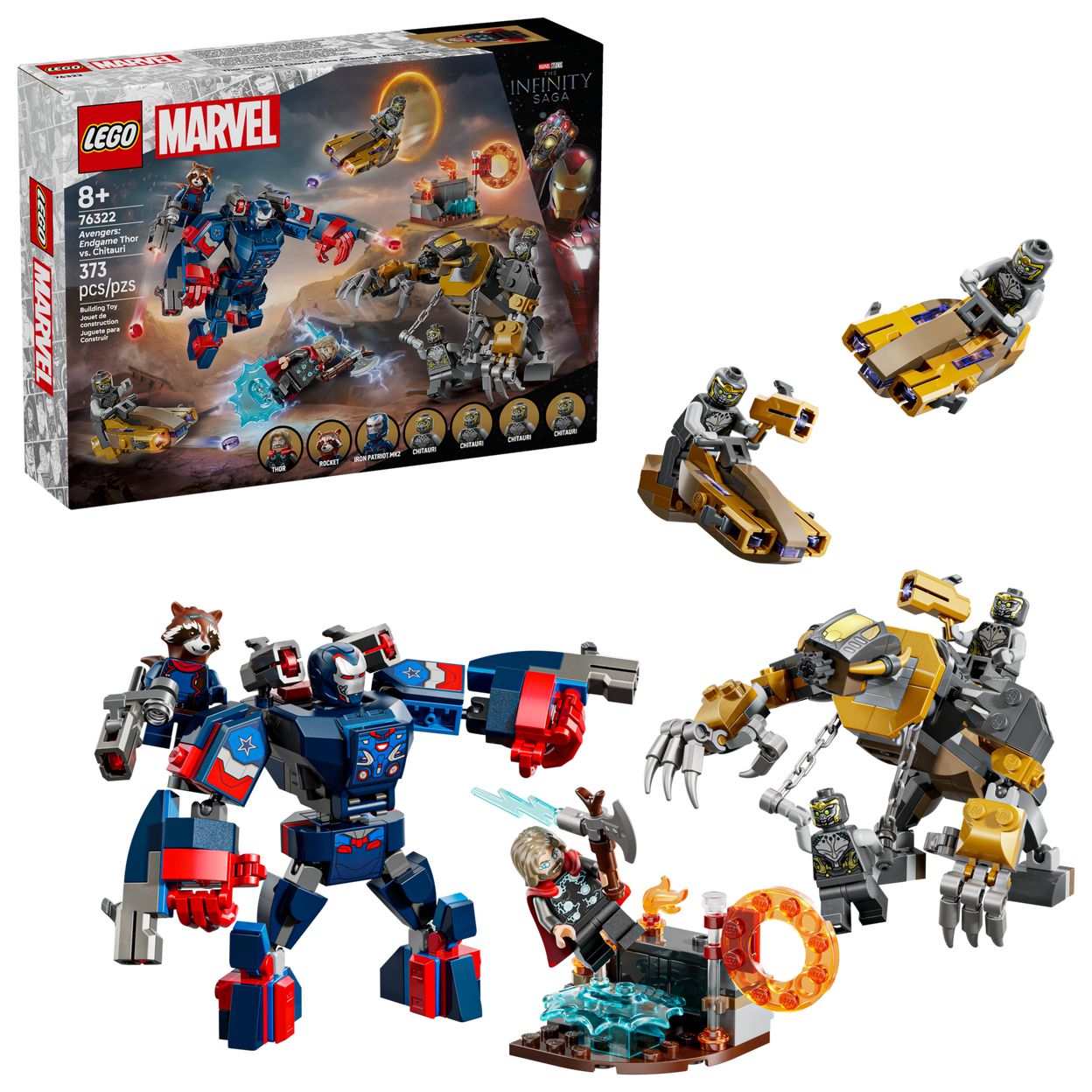 LEGO Marvel 76322 Avengers: Endgame Thor tegen Chitauri | LEGO | Joybuy