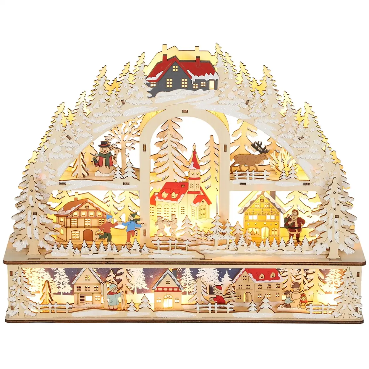 Weihnachtsmarkt Miniatur für festliche Deko