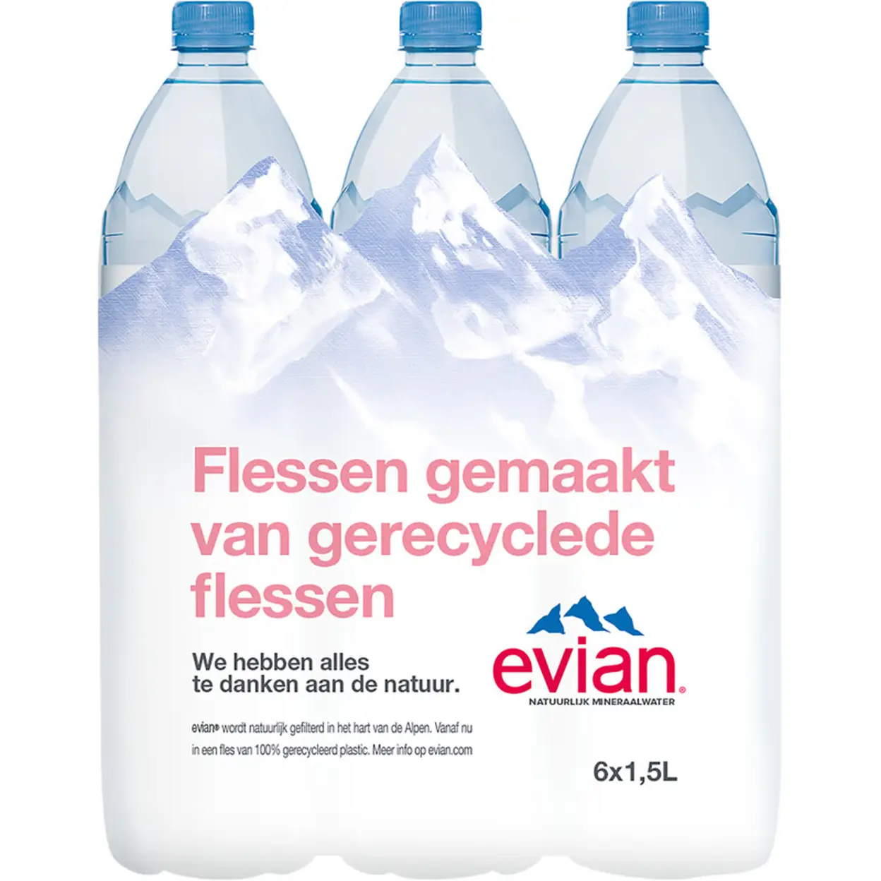 Evian Mineraalwater 6x1.5l | Water | Joybuy